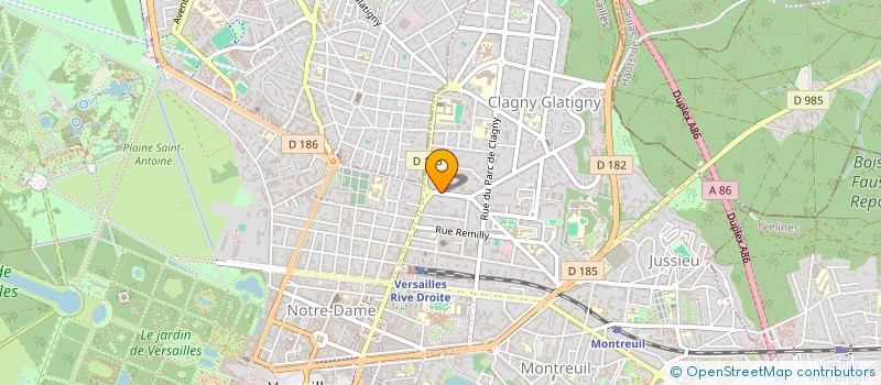 localisation de l'entreprise SCI LA BASTIDE DU FIGUIER à VERSAILLES
