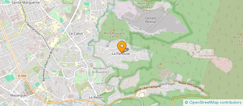 localisation de l'entreprise SCI LA BASTIDE DU GRAND PIN à MARSEILLE