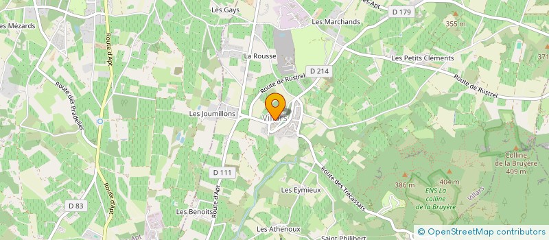 localisation de l'entreprise SCI LA BASTIDE DU JAS  SAIGNON