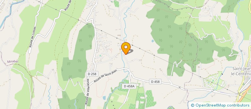 localisation de l'entreprise SCI LA BASTIDE DU VERGER  MIRABEL