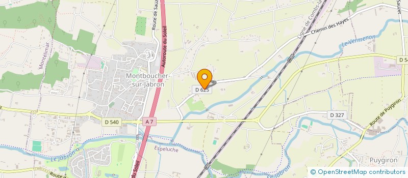 localisation de l'entreprise SCI LA BASTIDE DU VERMENONT GONDILHAC  MONTBOUCHER-SUR-JABRON