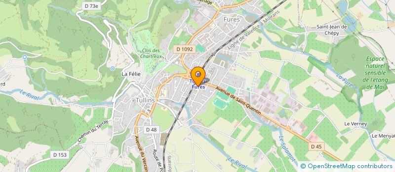 localisation de l'entreprise SCI LA BASTILLE VERCORS  TULLINS