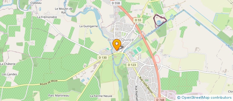 localisation de l'entreprise SCI LA BATARDIERE  LES GARENNES SUR LOIRE