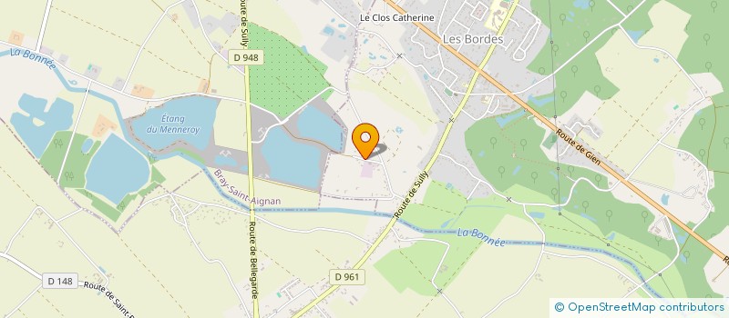 localisation de l'entreprise SCI LA BATE  BRAY-SAINT-AIGNAN