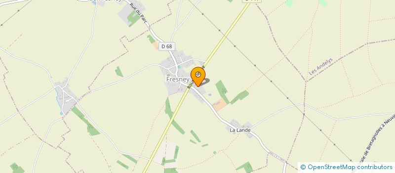 localisation de l'entreprise SCI LA BATE  FRESNEY