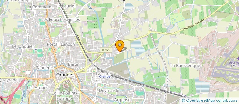 localisation de l'entreprise SCI LA BATIE  ORANGE