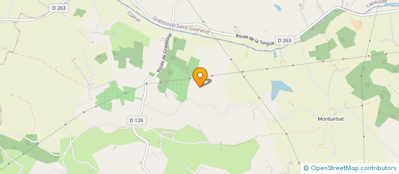 localisation de l'entreprise SCI LA BATISSE  LAFITTE-SUR-LOT