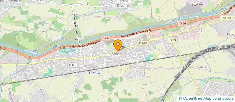 localisation de l'entreprise SCI LA BATISSE  LE SOLER