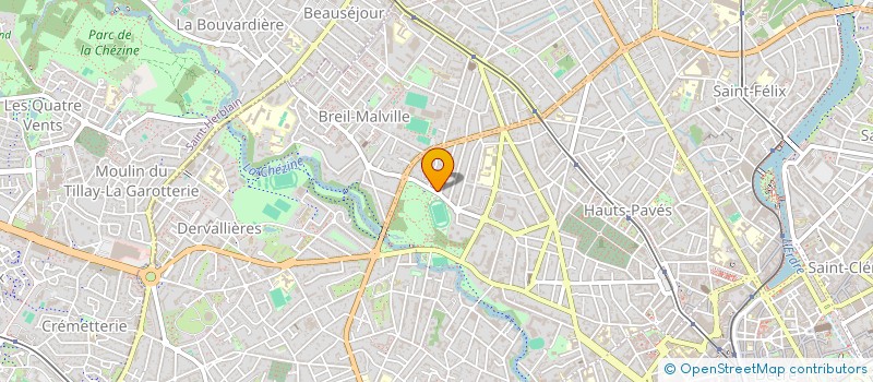 localisation de l'entreprise SCI LA BATISSE à NANTES