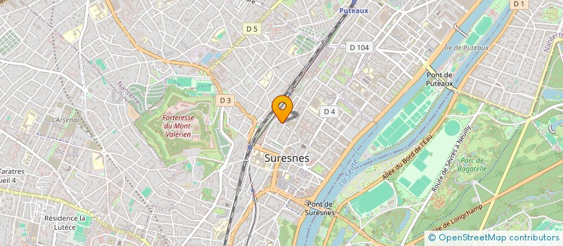 localisation de l'entreprise SCI LA BATUS à SURESNES
