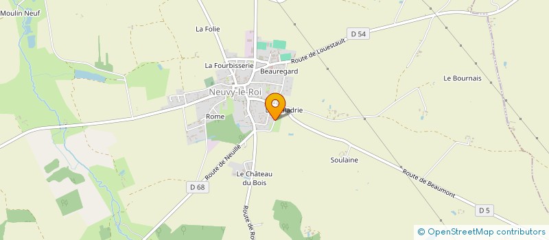 localisation de l'entreprise SCI LA BAUBRIE  CHEMILLE-SUR-DEME