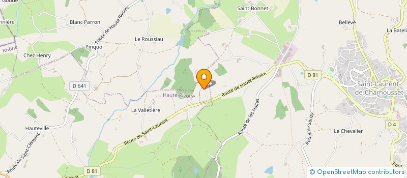 localisation de l'entreprise SCI LA BAULE  SAINT-CLEMENT-LES-PLACES