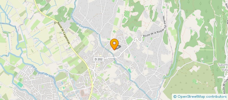 localisation de l'entreprise SCI LA BAUME  L'ISLE-SUR-LA-SORGUE