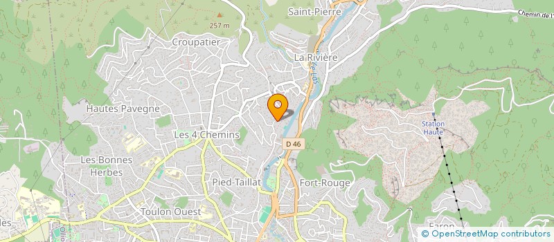 localisation de l'entreprise SCI LA BAUME 686  TOULON