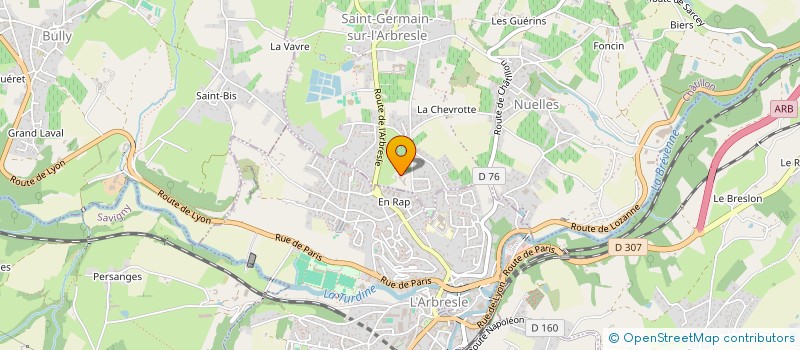 localisation de l'entreprise SCI LA BAUME  SAINT-GERMAIN-NUELLES