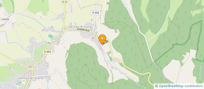 localisation de l'entreprise SCI LA BAUME N2  SANCEY