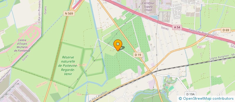 localisation de l'entreprise SCI LA BAUMETTE  GRANS