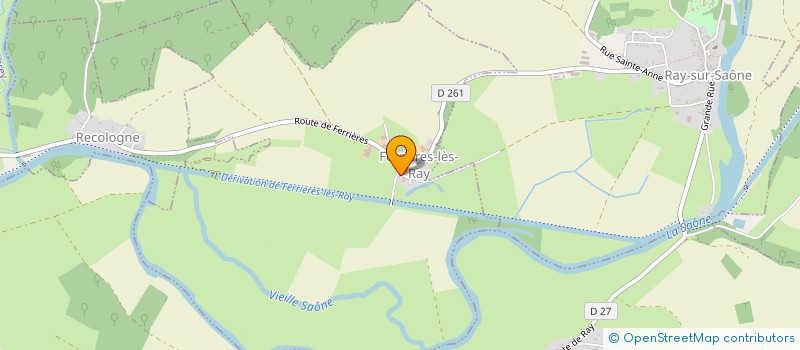 localisation de l'entreprise SCI LA BAYETTE  FERRIERES-LES-RAY