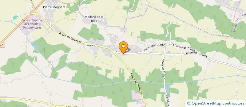 localisation de l'entreprise SCI LA BE-VIRGIL  SAINT-CHEF