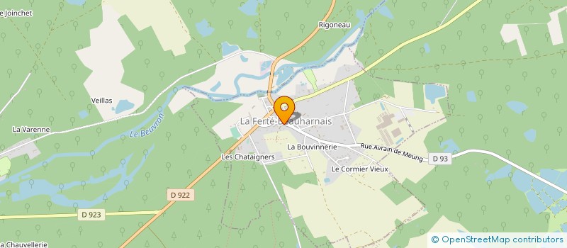 localisation de l'entreprise SCI LA BEAUHARNAISE  LA FERTE-BEAUHARNAIS