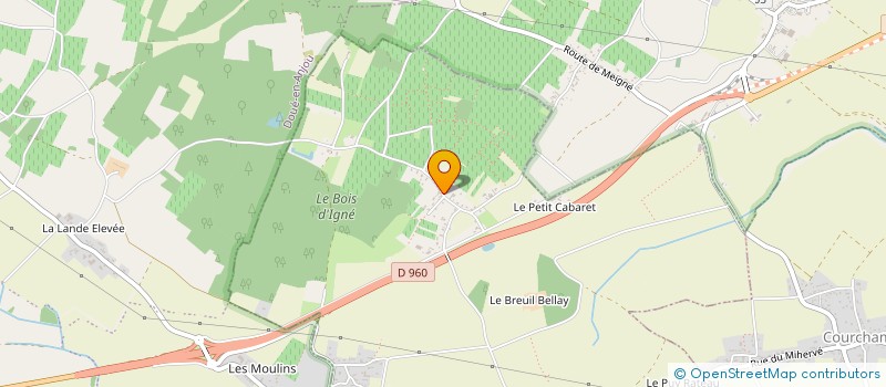 localisation de l'entreprise SCI LA BEAUJEONNIERE  CIZAY-LA-MADELEINE