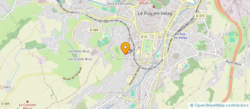 localisation de l'entreprise SCI LA BEAUME  LE PUY-EN-VELAY