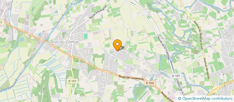 localisation de l'entreprise SCI LA BEAUMETTE-SCARPETTI  LORIOL-DU-COMTAT