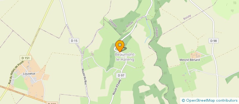localisation de l'entreprise SCI LA BEAUMONTAISE  BEAUMONT-LE-HARENG