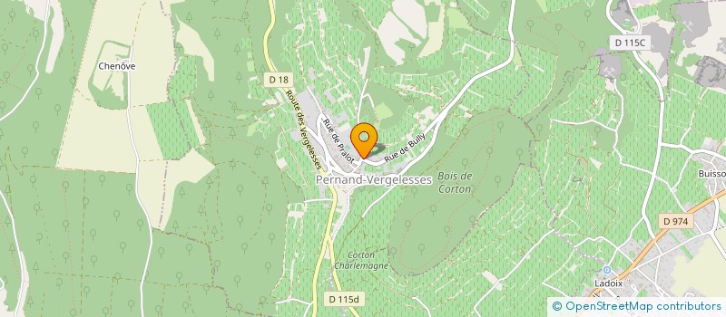 localisation de l'entreprise SCI LA BEAUNOISE  SAVIGNY-LES-BEAUNE