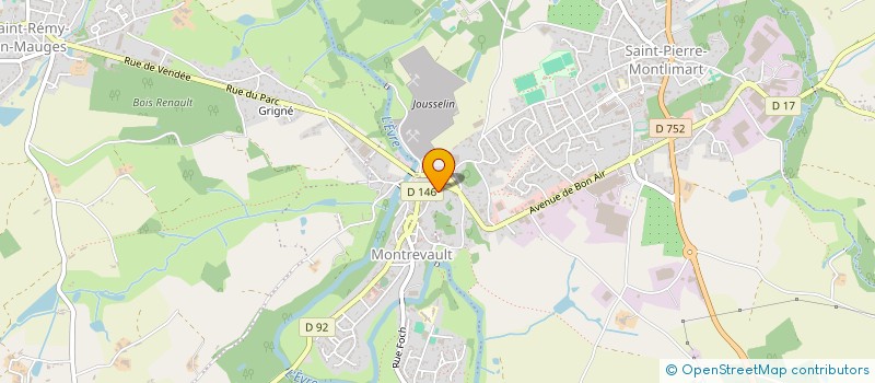 localisation de l'entreprise SCI LA BEAUSSE  BEAUPREAU-EN-MAUGES