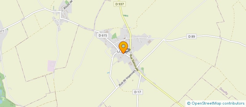 localisation de l'entreprise SCI LA BEAUTE  MATIGNY