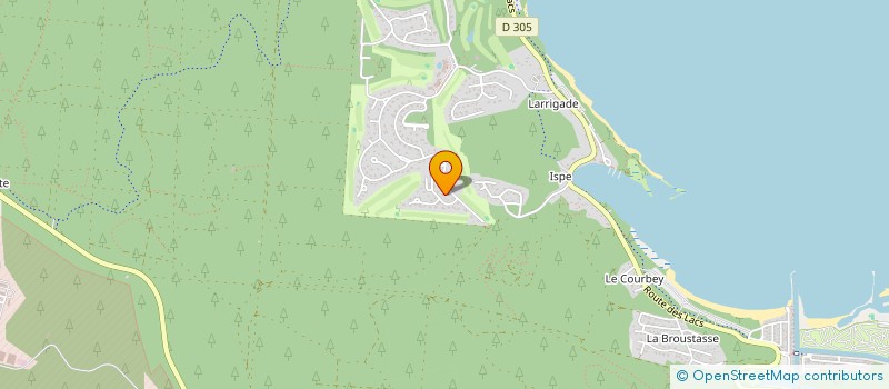 localisation de l'entreprise SCI LA BECASSE  BISCARROSSE