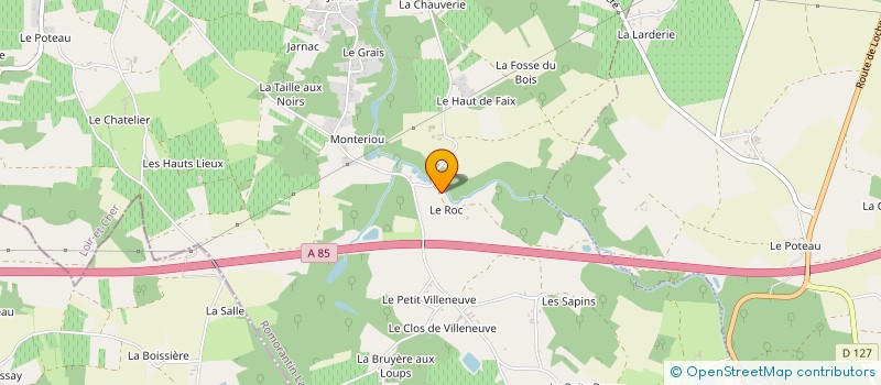 localisation de l'entreprise SCI LA BECASSERIE  SAINT-GEORGES-SUR-CHER