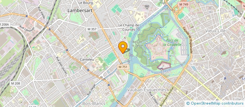 localisation de l'entreprise SCI LA BECOTIDE à LAMBERSART