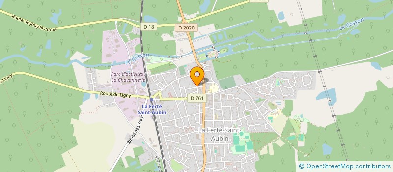 localisation de l'entreprise SCI LA BEFRA à LA FERTE-SAINT-AUBIN