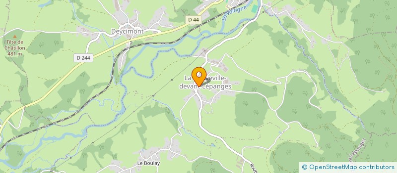 localisation de l'entreprise SCI LA BEGALHO  DOMPIERRE