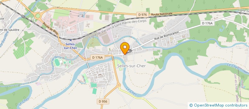 localisation de l'entreprise SCI LA BEL ESPOIR  SELLES-SUR-CHER