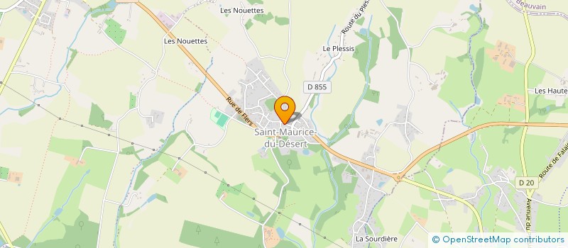 localisation de l'entreprise SCI LA BELERE à LES MONTS-D'ANDAINE