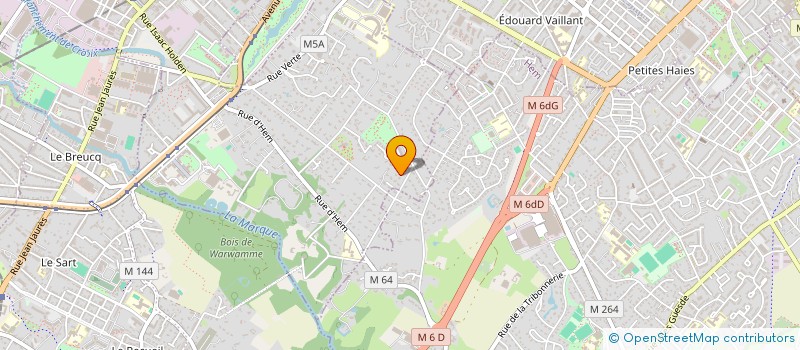localisation de l'entreprise SCI LA BELINA à CROIX