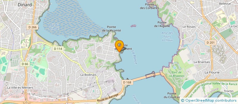 localisation de l'entreprise SCI LA BELINARDE  DINARD