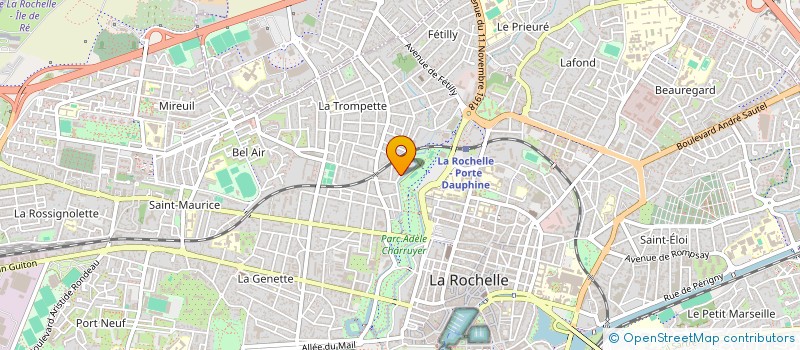 localisation de l'entreprise SCI LA BELLE AU BOIS  LA ROCHELLE