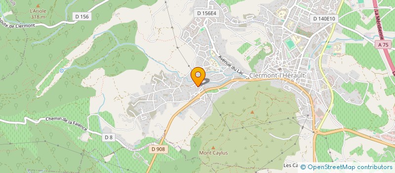 localisation de l'entreprise SCI LA BELLE AURORE  CLERMONT-L'HERAULT