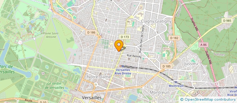 localisation de l'entreprise SCI LA BELLE AVENTURE à VERSAILLES