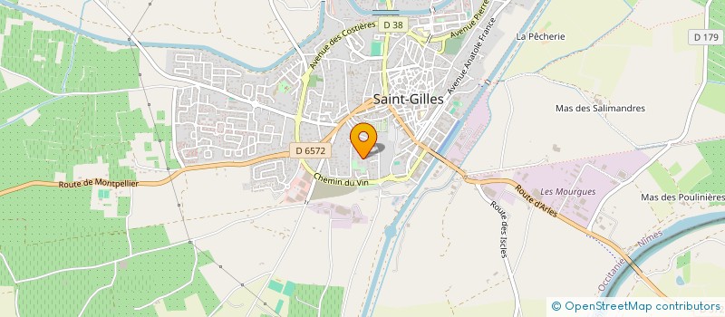 localisation de l'entreprise SCI LA BELLE CROIX à SAINT-GILLES