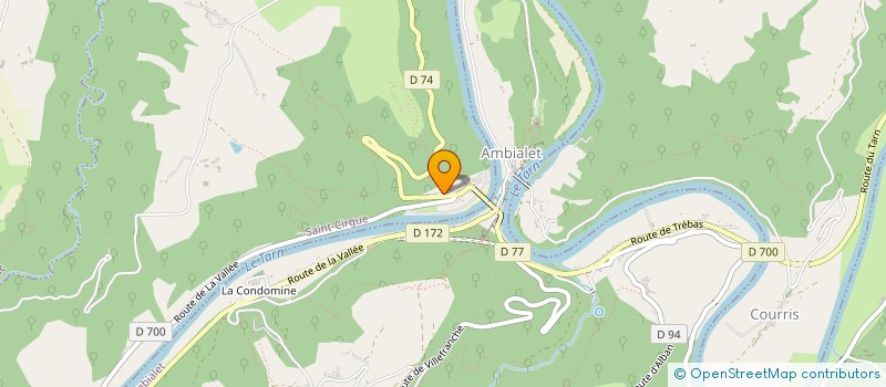 localisation de l'entreprise SCI LA BELLE DE CADIX  TREBAS