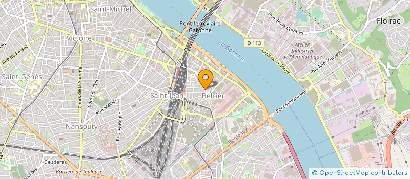 localisation de l'entreprise SCI LA BELLE EPOQUE à BORDEAUX