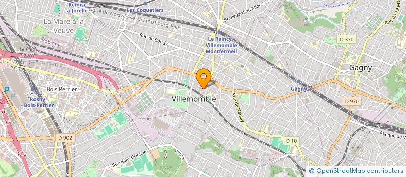 localisation de l'entreprise SCI LA BELLE EPOQUE à VILLEMOMBLE