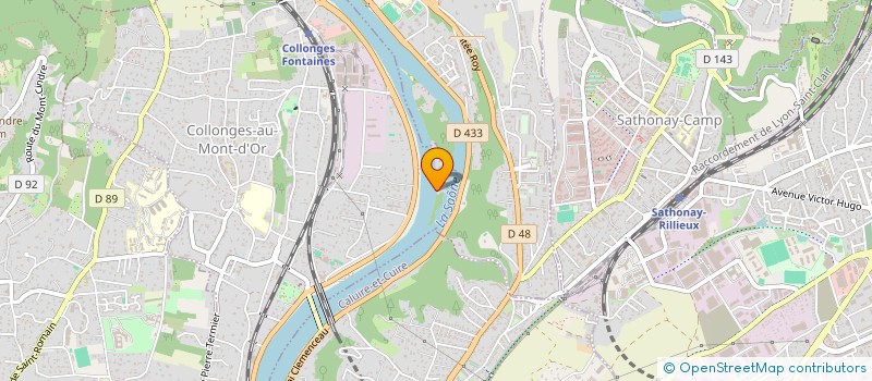 localisation de l'entreprise SCI LA BELLE EPOQUE  COLLONGES AU MONT D'OR