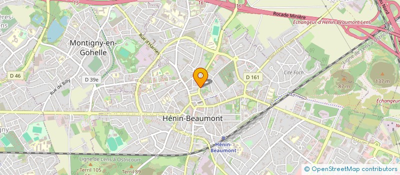 localisation de l'entreprise SCI LA BELLE EPOQUE à HENIN-BEAUMONT