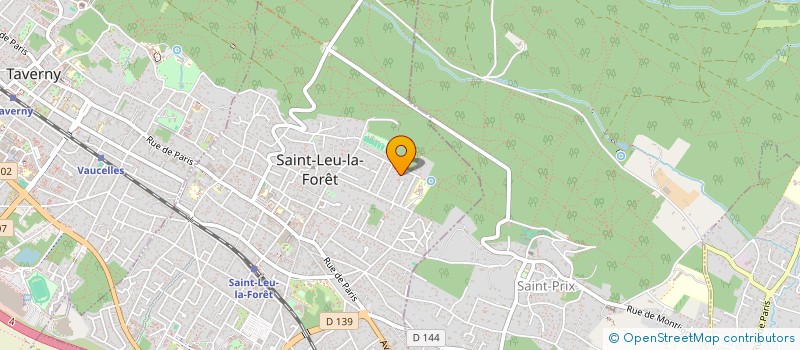 localisation de l'entreprise SCI LA BELLE EQUIPE  SAINT-LEU-LA-FORET